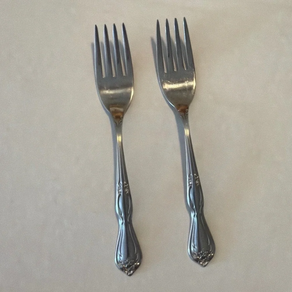 Vintage Southern Splenda by International Splendor Stainless Steel 2 salad forks